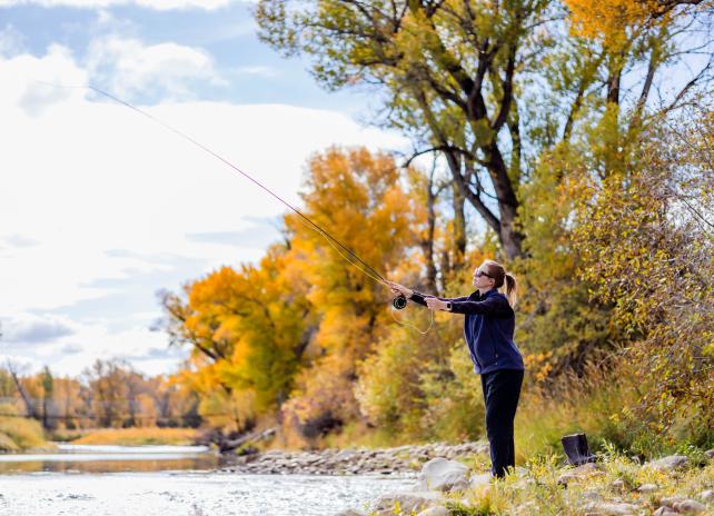 fall fishing photo