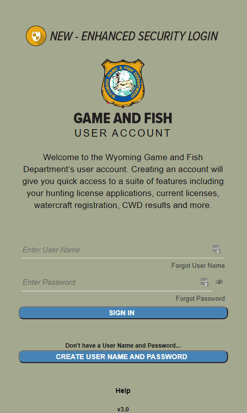 Wyoming Game and Fish Department - Game and Fish launches new user