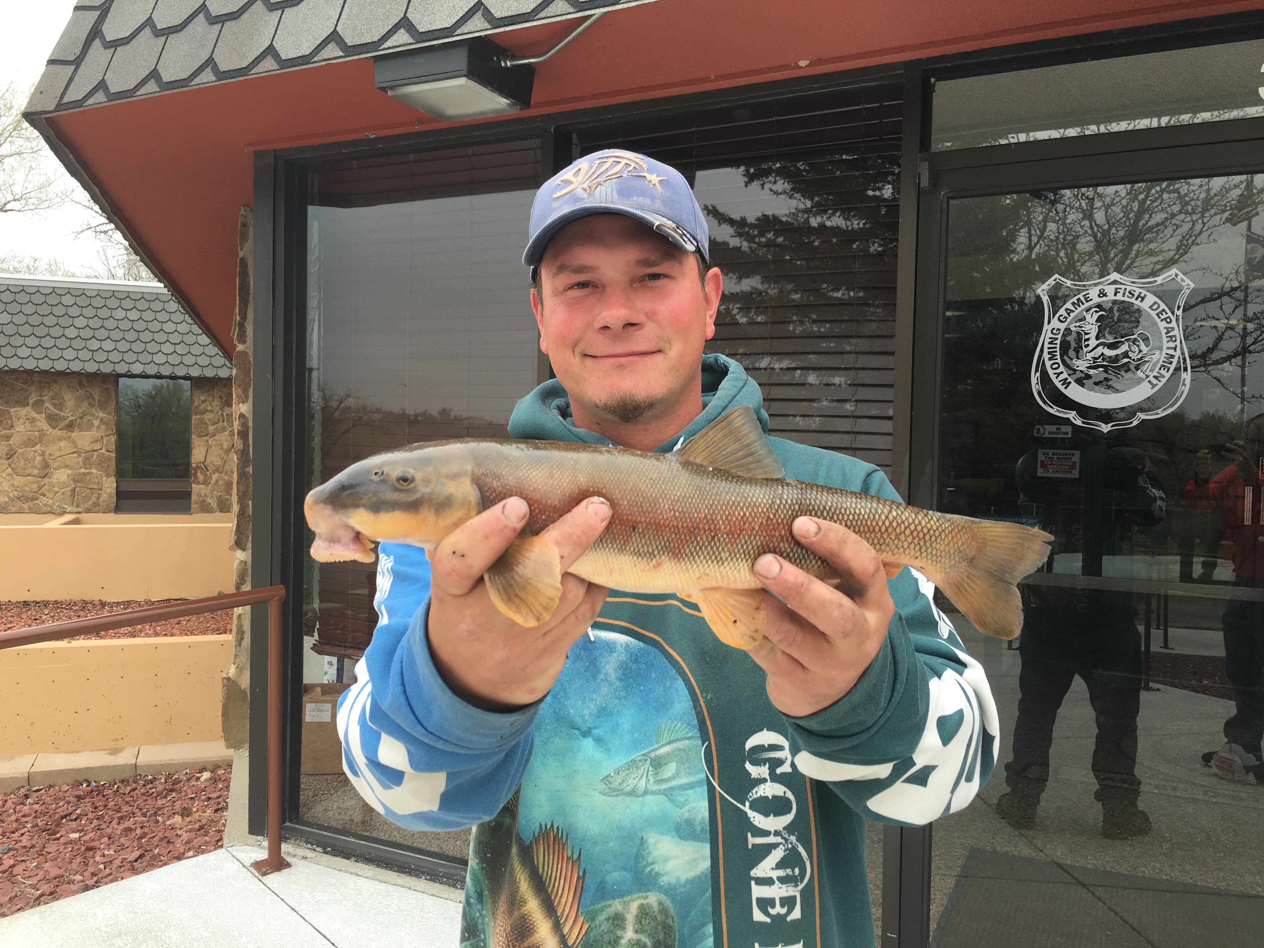 Wyoming Game and Fish Department - Casper angler catches Wyoming state ...