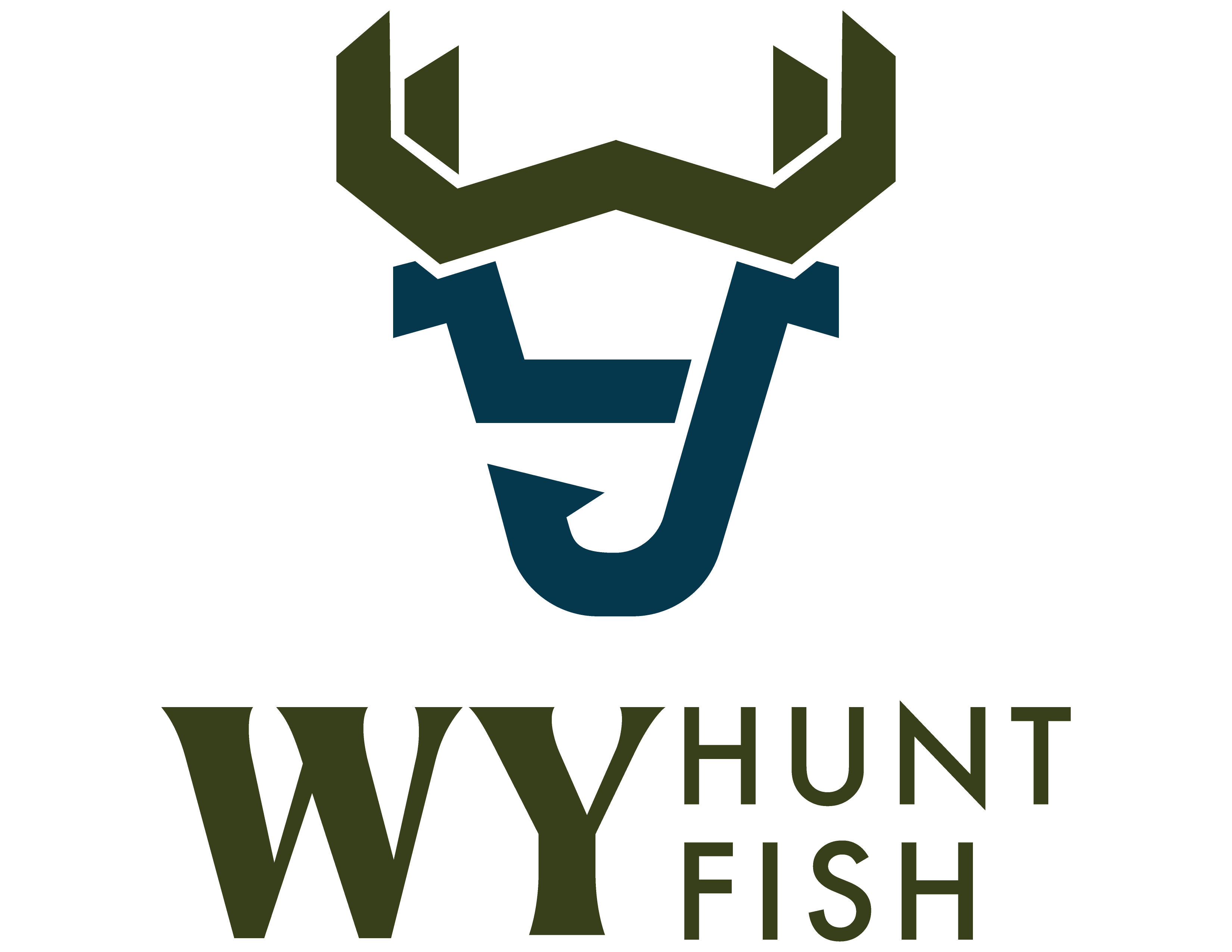 WY hunt fish logo