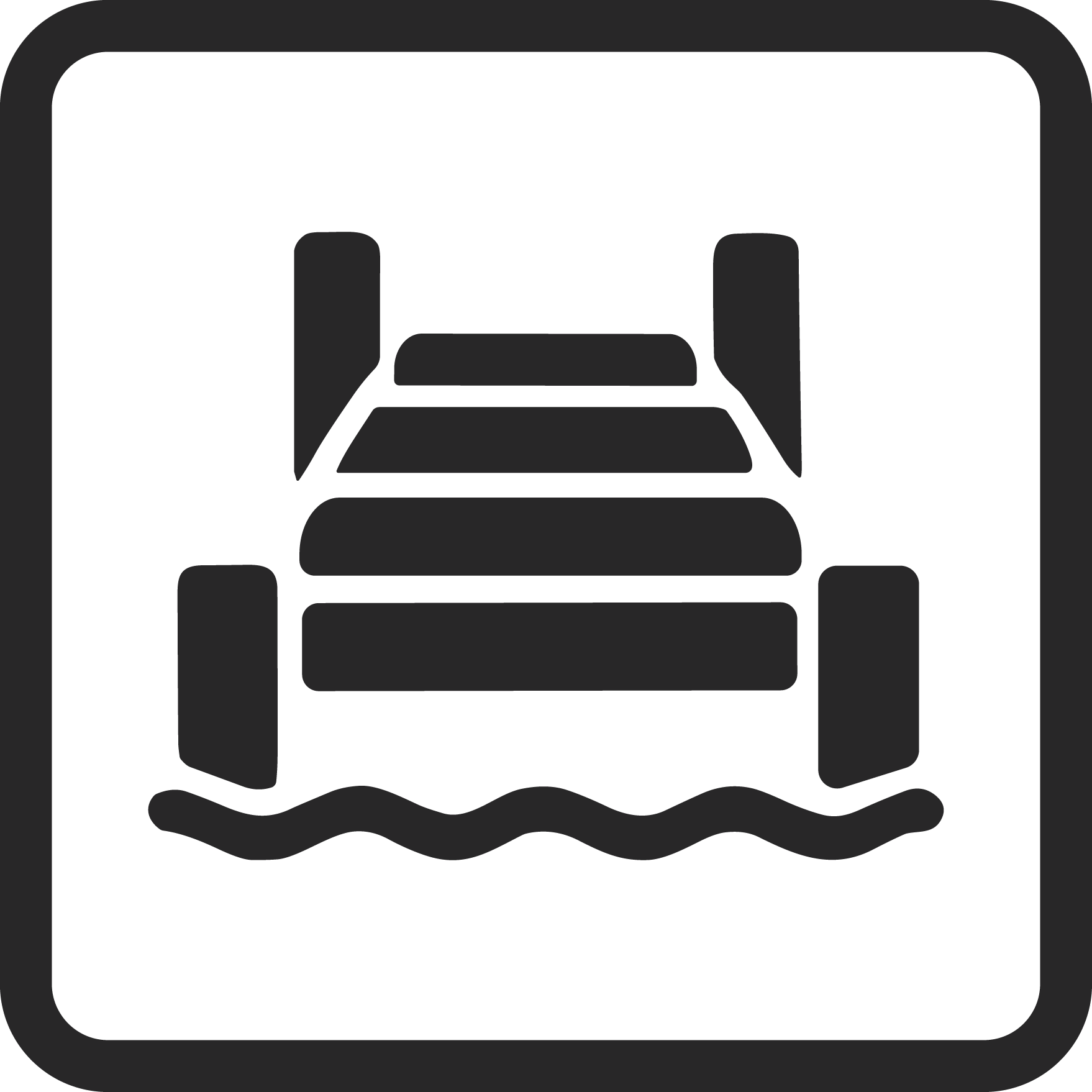 Boat dock icon