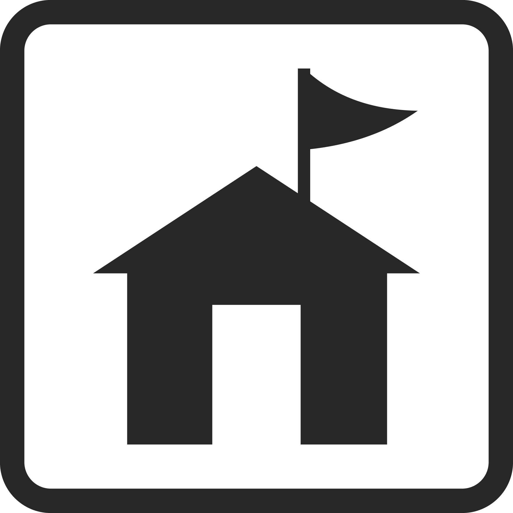 Comfort station icon