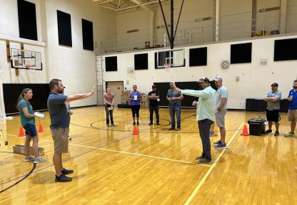 Teachers being trained in NASP