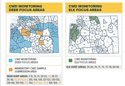2025 CWD areas 2025 CWD areas
