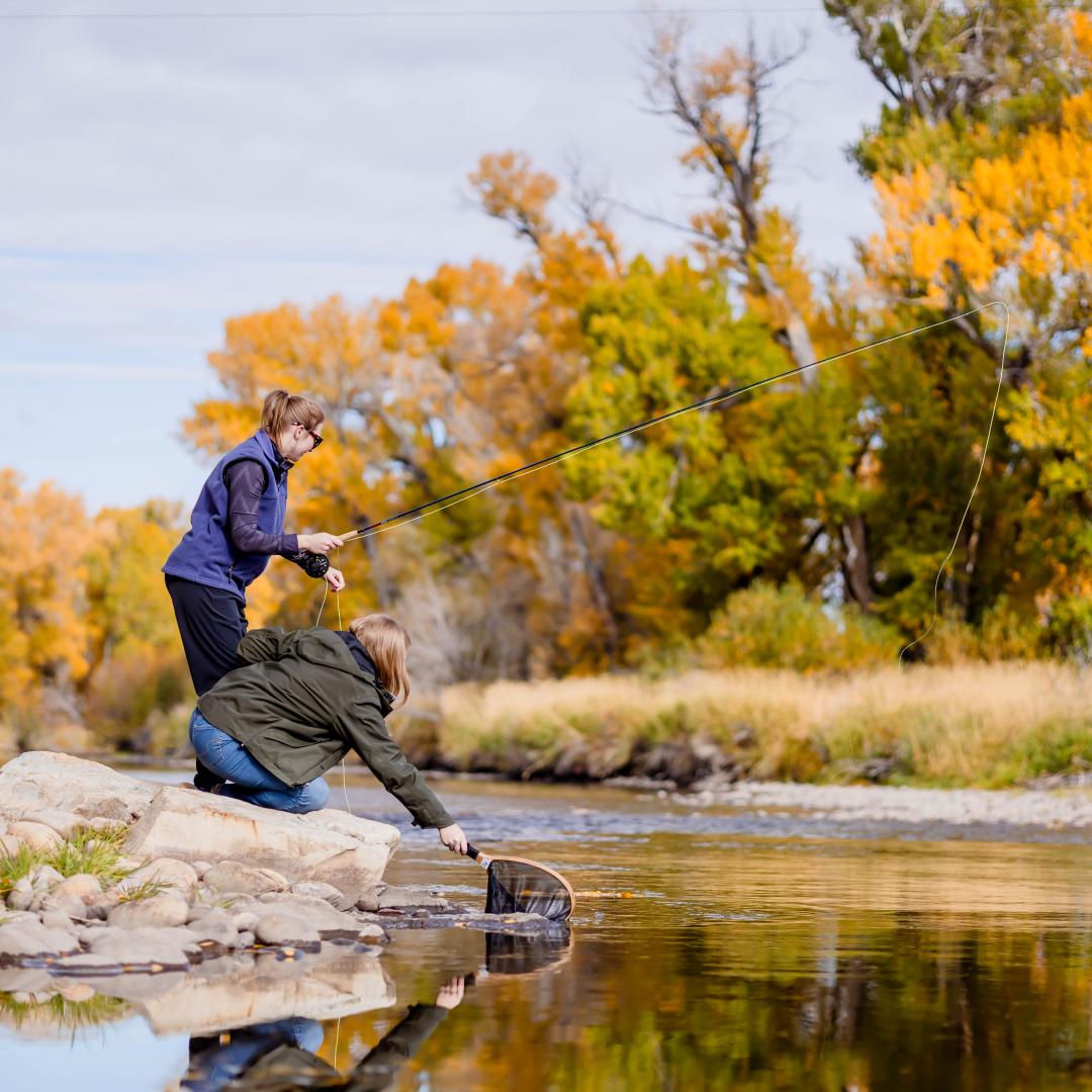 Fall fly fishing in Wyoming