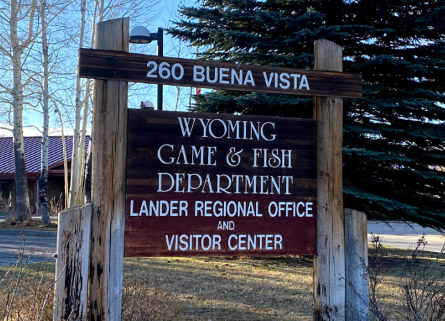 Lander Regional Office Front Sign