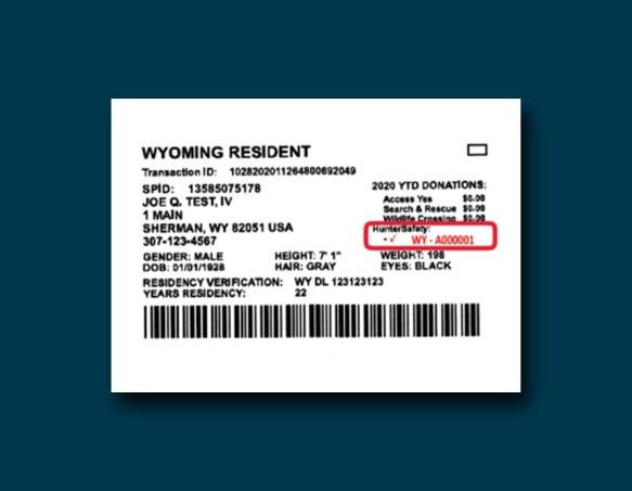 Wyoming hunting license