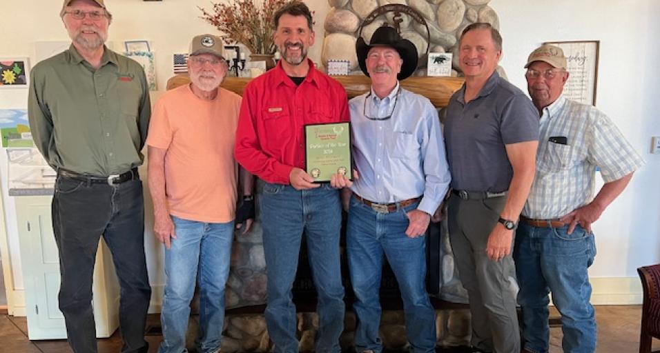 Jerry Altermatt pictured with WWNRT executive director and board members