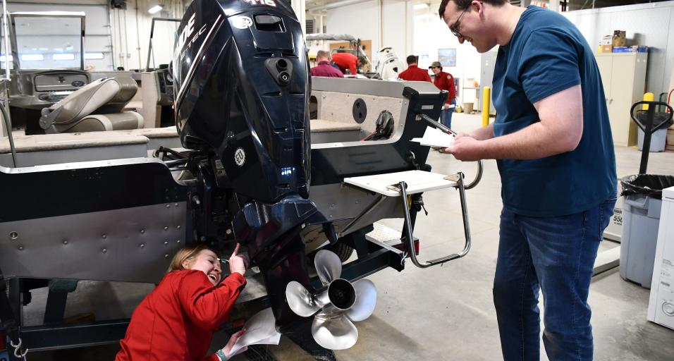 Game and Fish Staff educate the public on AIS Inspection in Laramie