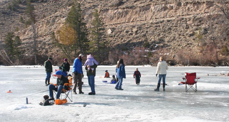 Ice Fishing in the green river region
