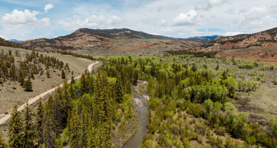 Inberg/Roy WHMA landscape photo taken with drone