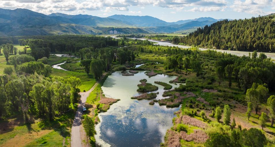 South Park/Snake River aerial