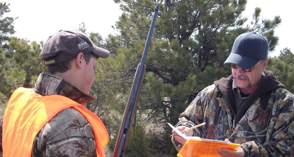 Hunters Ed Instructor and Student