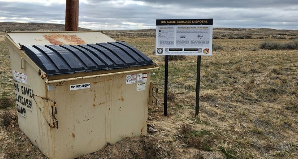 Big game carcass dumpster