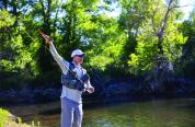 Fishing with coach