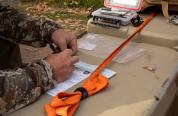 Hunter submitting CWD samples