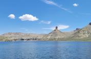 Fisheries biologist deploy nets on Flaming Gorge Reservior
