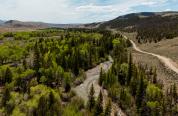 Aerial photo of wildlife habitat management area of Kirk Inberg/Kevin Roy