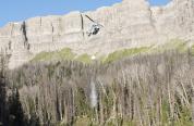 Helicopter stocks fish into high elevation lakes