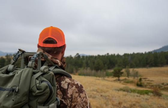 A hunter near Laramie