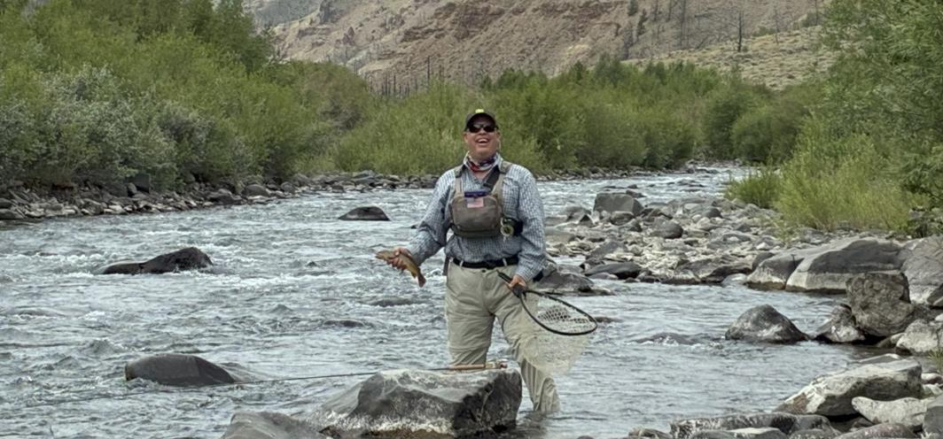 Angler participating in Xstream Angler challenge