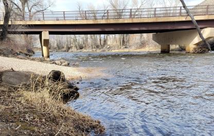 The new ramp installed at Woods Landing