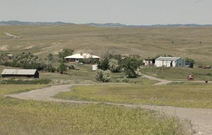 Houses and buildings on the Bush Ranch