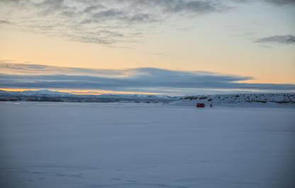 Ice fishing Green River