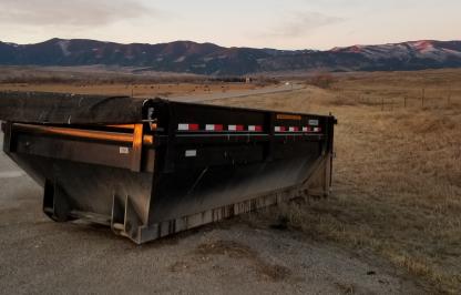 Big game carcass dumpster Big game carcass dumpster