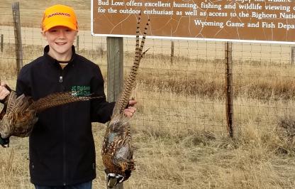 Youth hunter at Bud Love WHMA