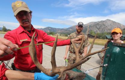 Gary Fralick at Greys River check station