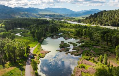 South Park/Snake River aerial