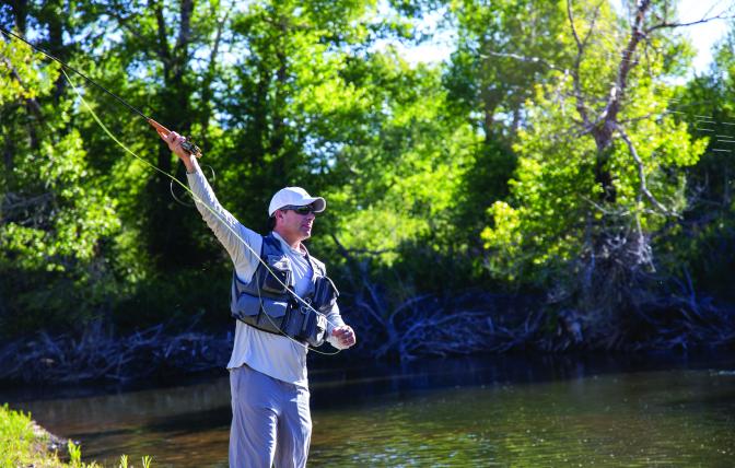 Fishing with coach