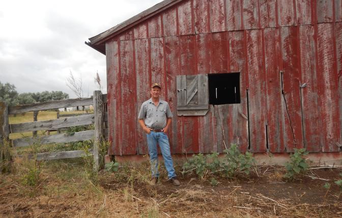 Jim Bush at the Bush Ranch in the Sheridan region.