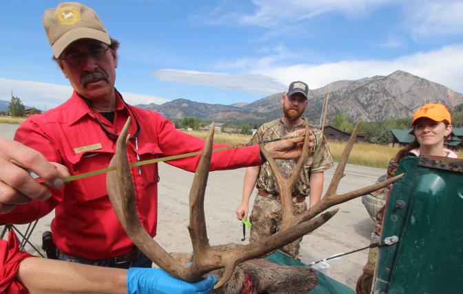 Gary Fralick at Greys River check station