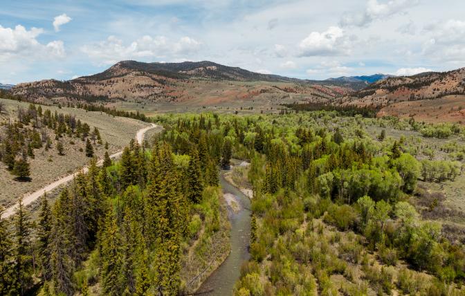 Inberg/Roy WHMA landscape photo taken with drone