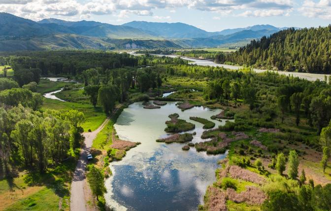 South Park/Snake River aerial